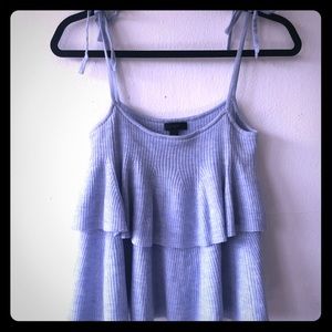 J Crew tiered top